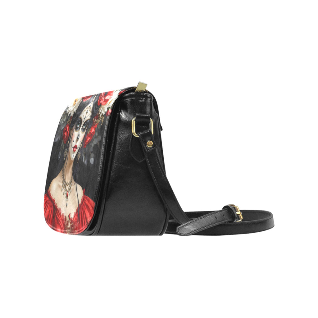 Calavera Elegance Classic Saddle Bag/Small (Model 1648)