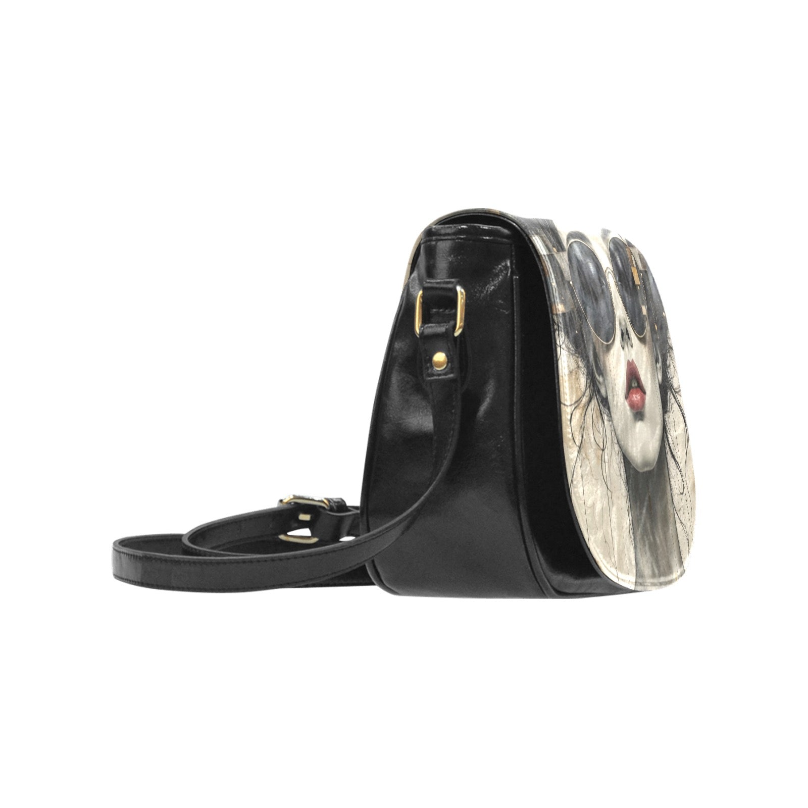 Dark Sunglasses Classic Saddle Bag/Small