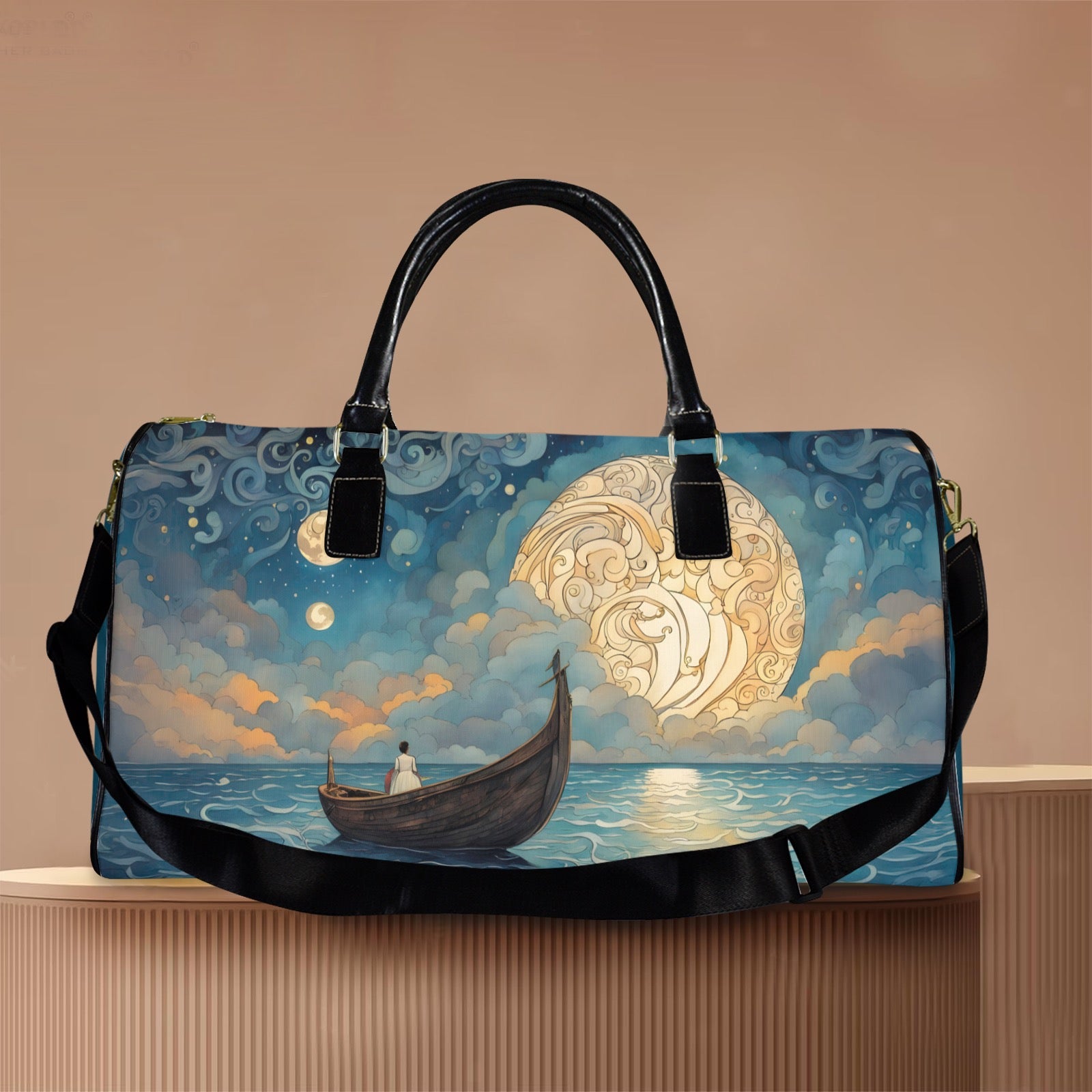 Cloisonne Moon Large Capacity Travel Bag-Large