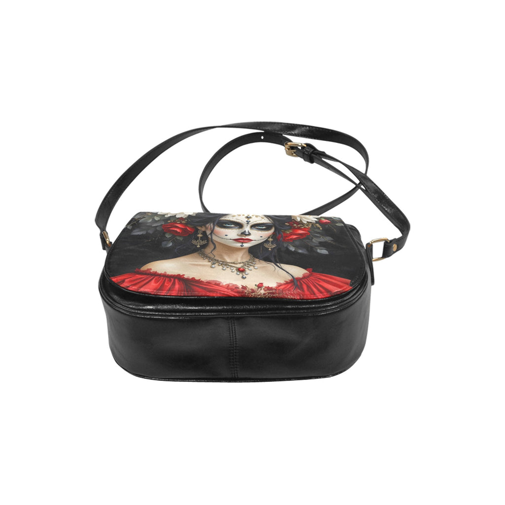 Calavera Elegance Classic Saddle Bag/Small (Model 1648)
