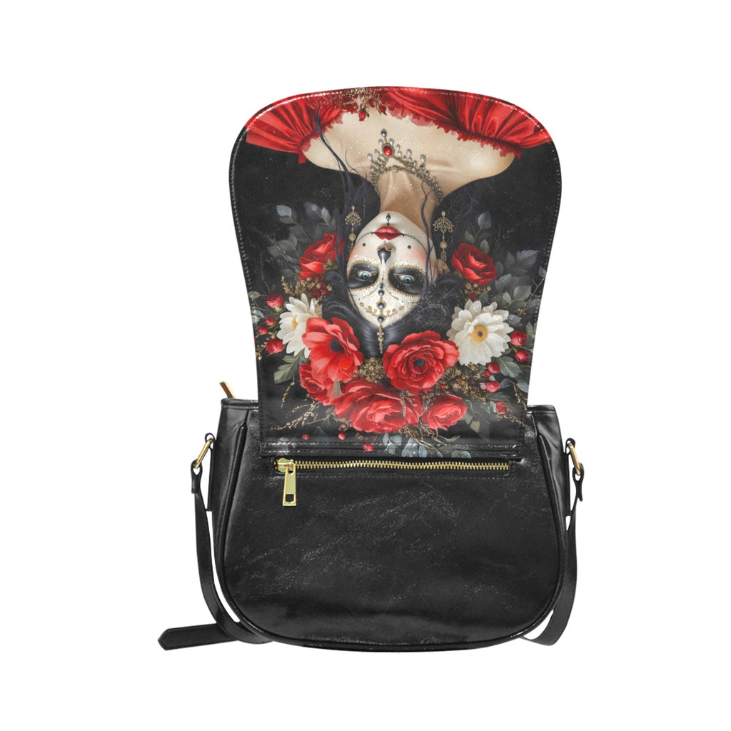 Calavera Elegance Classic Saddle Bag/Small (Model 1648)