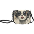 Dark Sunglasses Classic Saddle Bag/Small