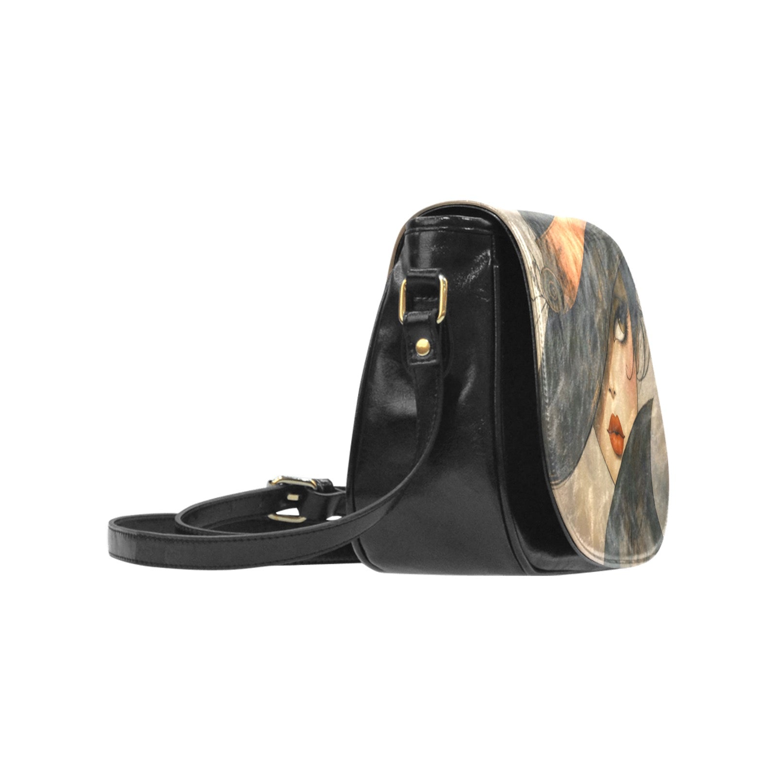 Side Eye Classic Saddle Bag/Small (Model 1648)