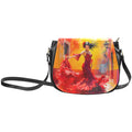 Flamenco Dancer in Red Classic Saddle Bag/Small (Model 1648)
