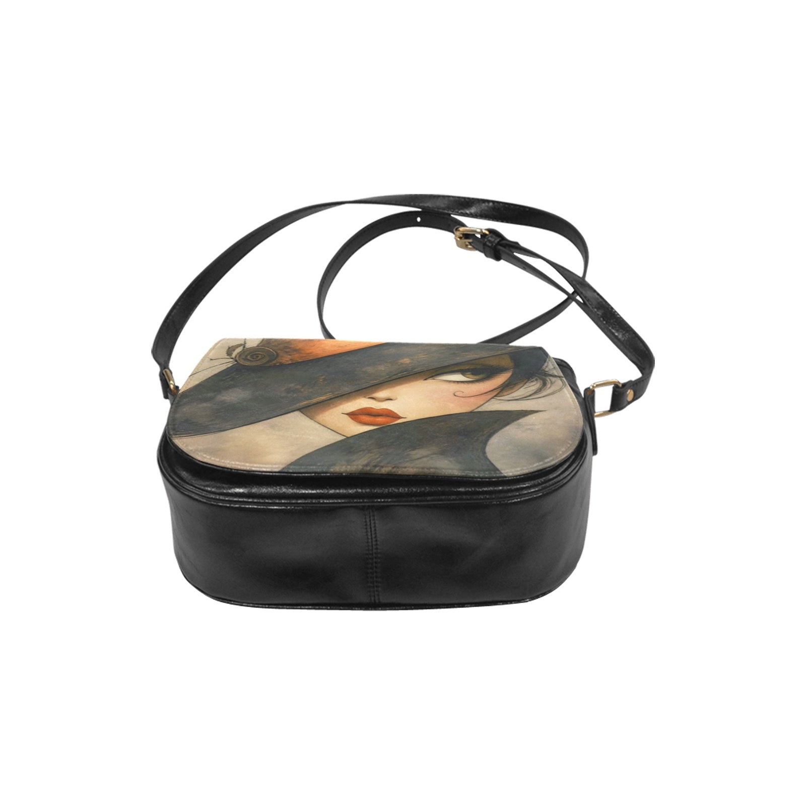 Side Eye Classic Saddle Bag/Small (Model 1648)