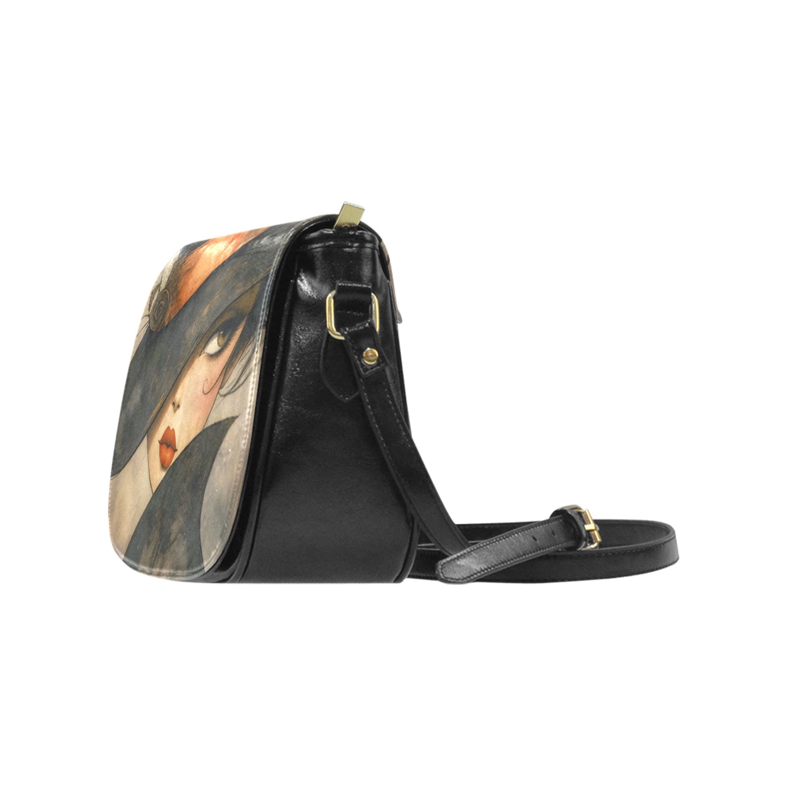 Side Eye Classic Saddle Bag/Small (Model 1648)