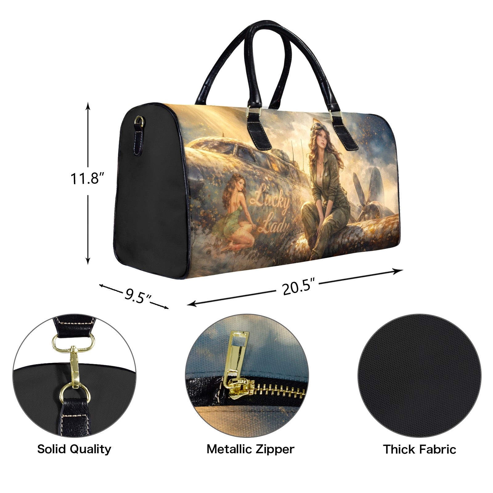 Lucky Lady Large Capacity Travel Bag-Large